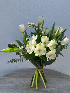 White "Inca Lilys"